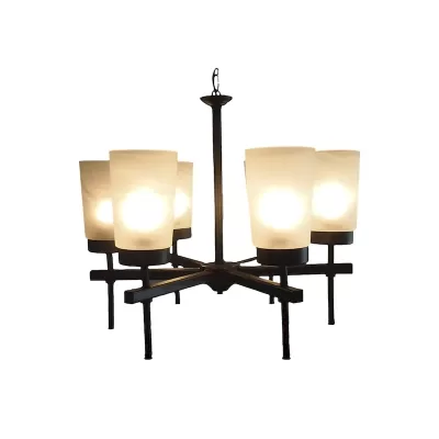 Lámpara Colgante Cristobal marmoleado 6 luces